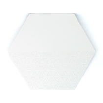 RHYTHM - 11X13, WHITE PATTERN, MATTE